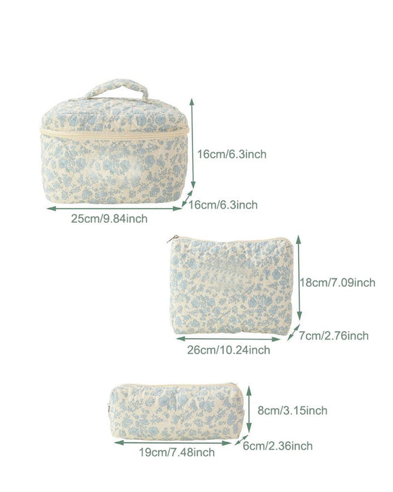 Tredelt kosmetiktaske sæt