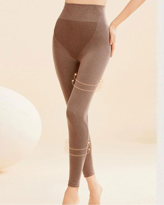 Leggings Enfarvet Høj Talje