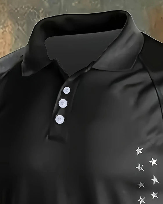 Herre T-shirt Med Krave, Kortærmet