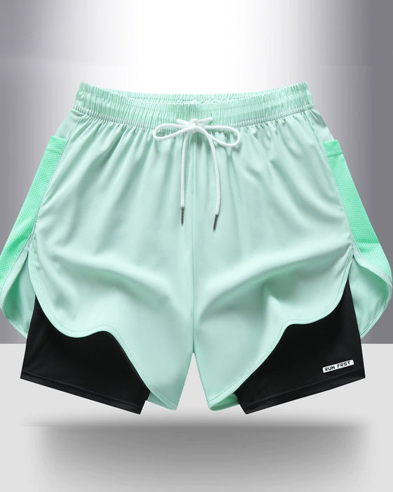 Shorts Åndbar Hurtigtørrende Dobbeltlag