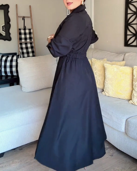 Skjorte Kjole Revers Talje