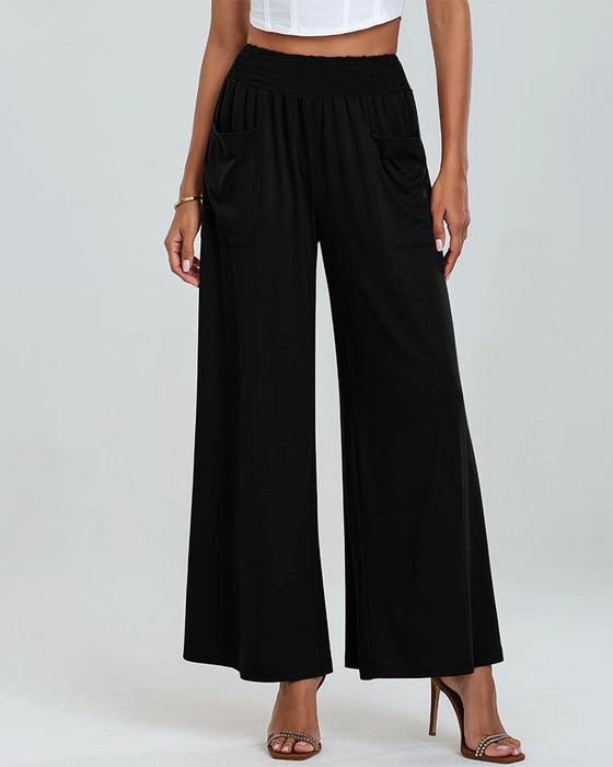 Bukser Lomme Elastisk Talje Bootcut