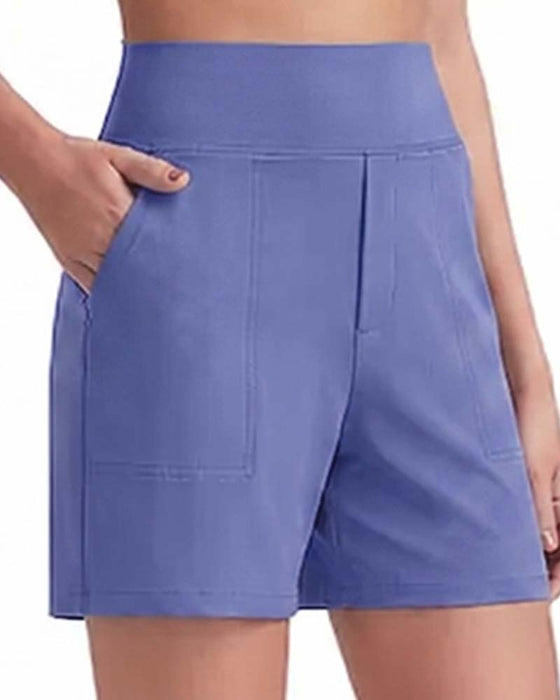 Shorts Høj Talje Atletisk Løb