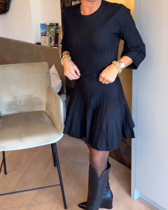 A-Linje Kjole Med Udstående Ærmer