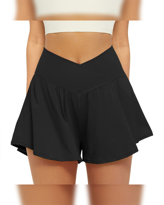 Shorts Med Høj Talje Ensfarvet