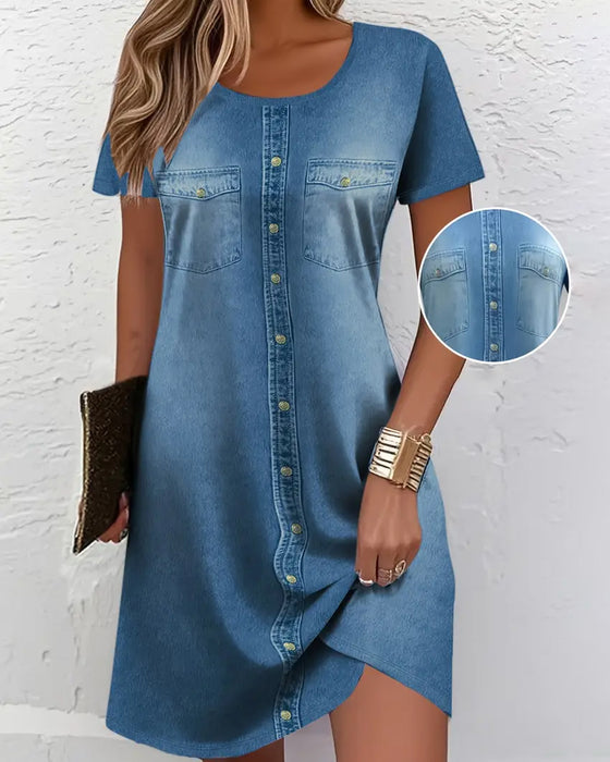 Kjole 3D-print Temperament Pendler