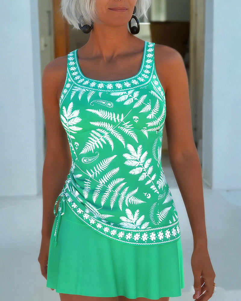 Tankini Botanisk Tryk Solkjole