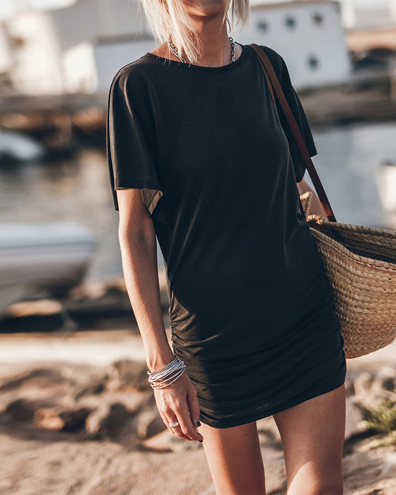 Kjole Rynket Talje Bodycon