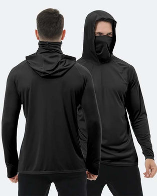 Herre Hoodies Ventileret Hurtigtørrende Hoodie Sol