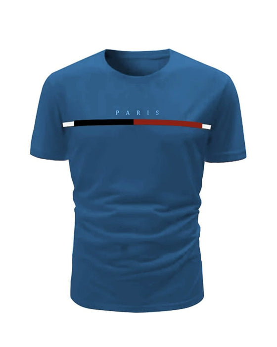T-Shirt Hurtig Tør Rund Hals Kort Ærme