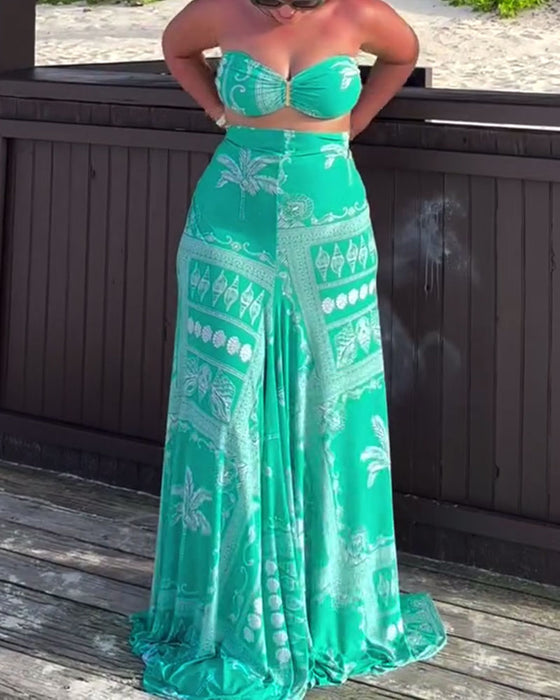 Badedragt Personlig Og Elegant Brystindpakket Trykt