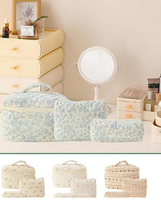 Tredelt kosmetiktaske sæt