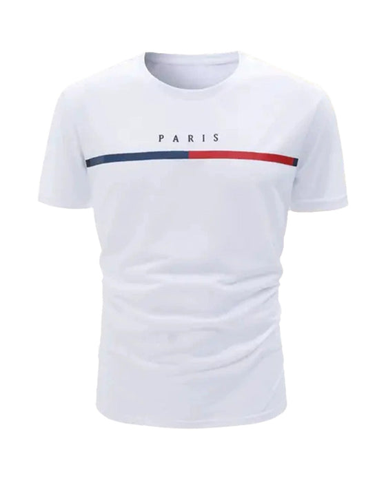 T-Shirt Hurtig Tør Rund Hals Kort Ærme