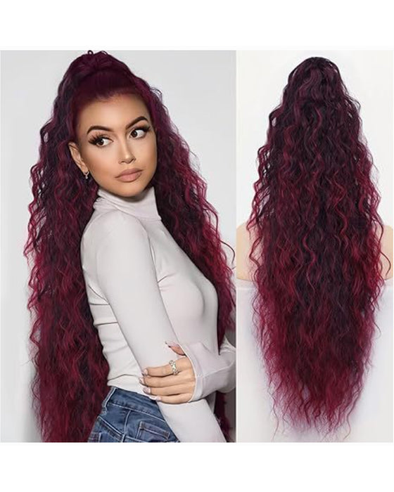 Hårforlængelse Krøllet Bølget Frizzy