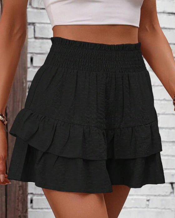 Skorts korte bredde casual flydende