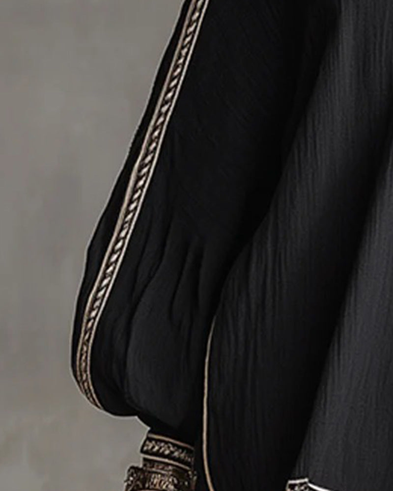 Kjole Lygteærme Afslappet Kort