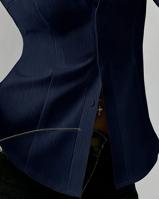 Eleganant Slim-Fit Damskjorte