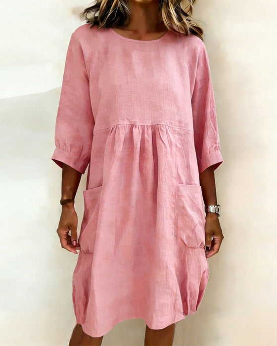 Kjole Trekvartærme Los