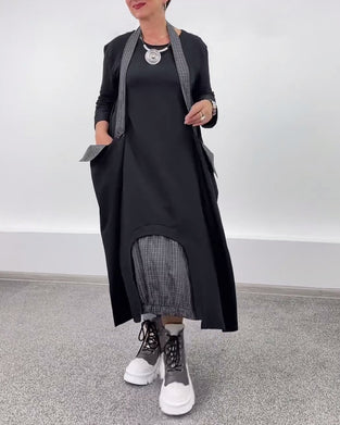 Kjole afslappet mode løs halterneck