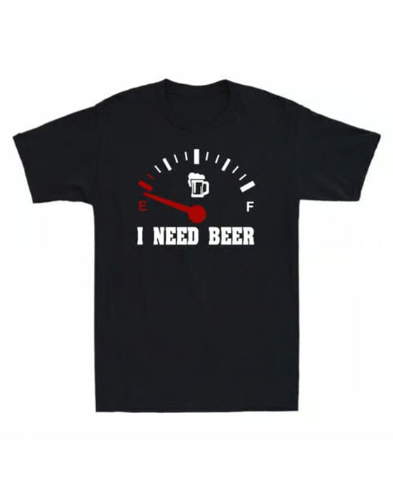 T-Shirt Herre Timeglas Tryk