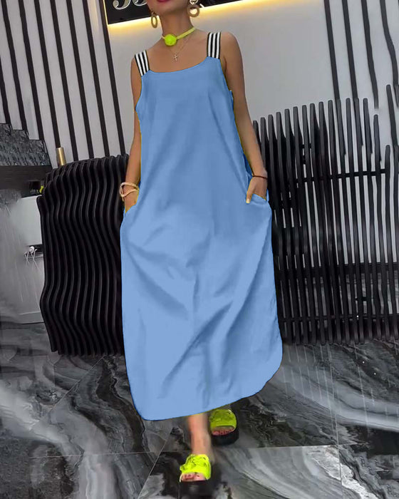 Kjole Splittet Stropper Løs