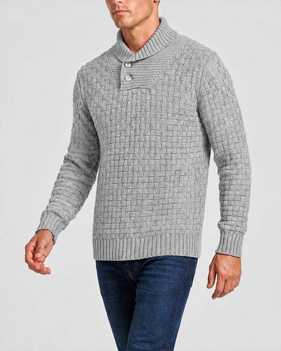 Pullover Herre Ternet Afslappet
