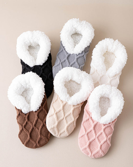 Skridsikre termiske hyggegulvsokker