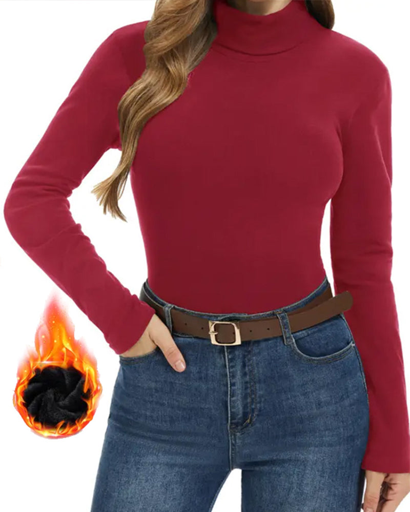 Langærmede Skjorter Med Fleeceforing