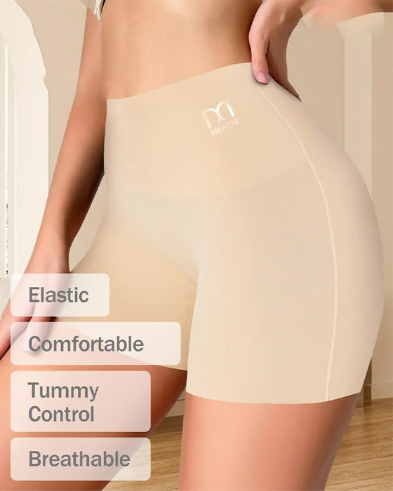 Shorts Midthøjet Enfarvet
