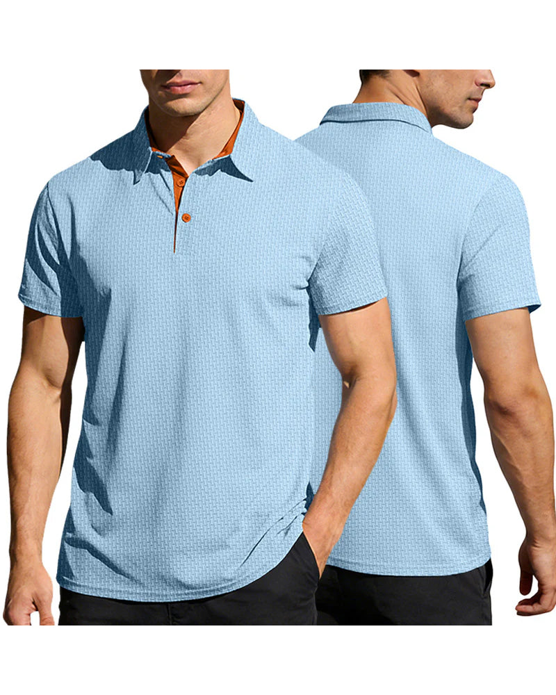 Herre T-Shirt, Ensfarvet, Korte Ærmer