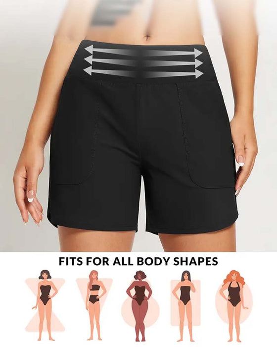 Shorts Høj Talje Splat Sporty Casual