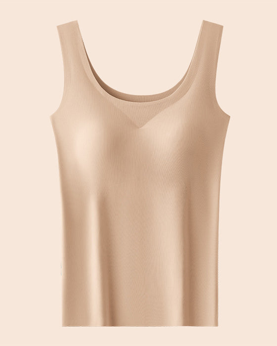 Tank Top Sporløs Indbygget Bh