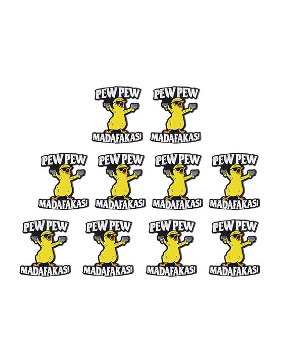 Broche med Bogstav & Tegneserie And Design