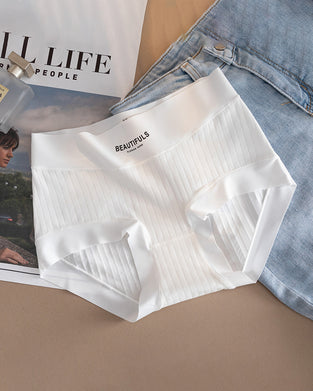 Trusser Langfibret Bomuld Høj Talje