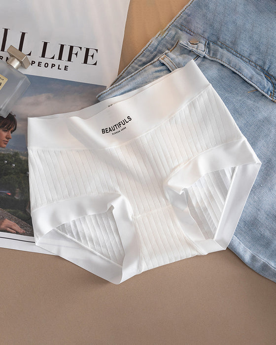 Trusser Langfibret Bomuld Høj Talje