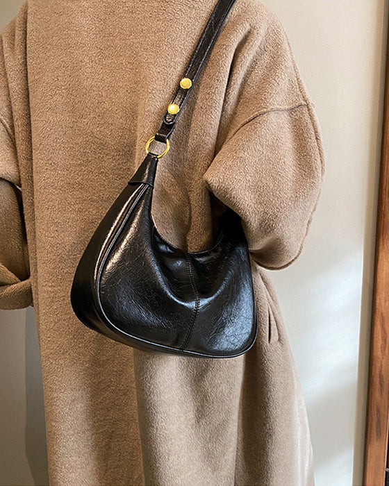 Taske Vokset Læder Armhule