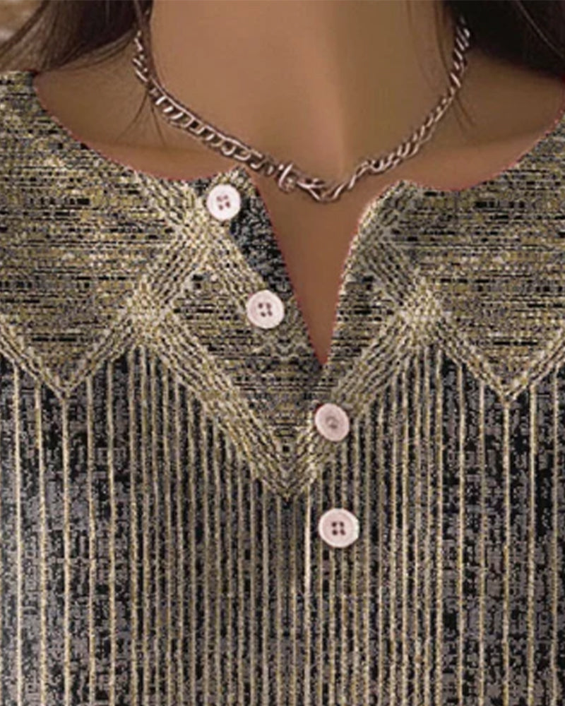 Pullover Elegant Knap Ned Retro