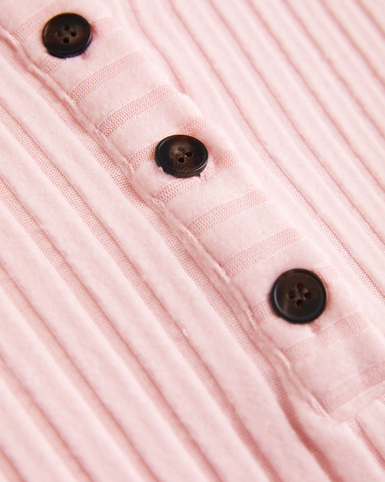 Sweatshirt Med Halvzip-Design, Rutenmønster Og Patchworkdetalj