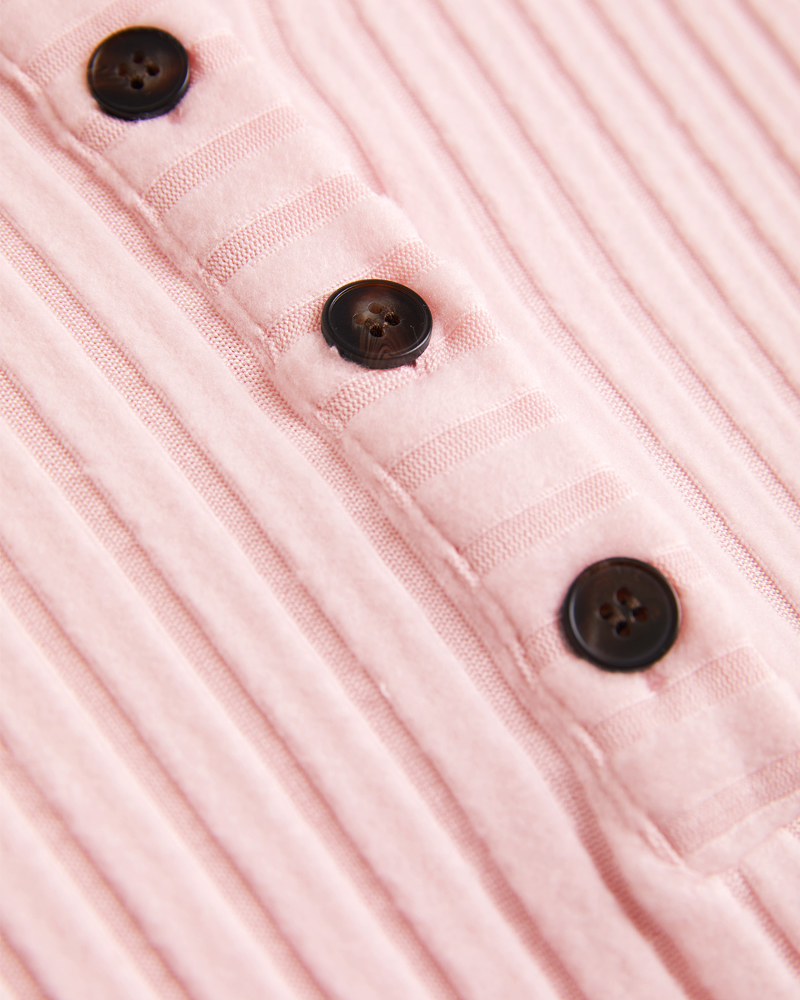 Sweatshirt Med Halvzip-Design, Rutenmønster Og Patchworkdetalj