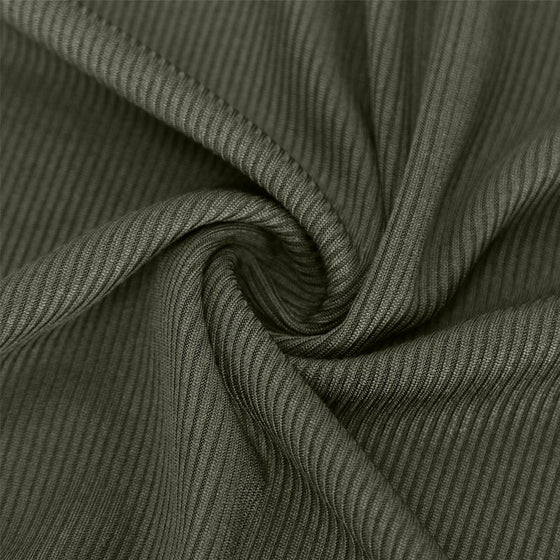 Mænds slim fit v-hals langline muskelskjorte