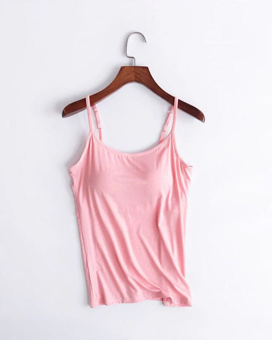 Tanktop med indbygget BH
