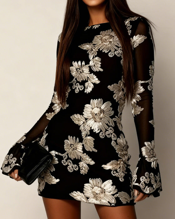 Moderne Hæklet Lige Kjole