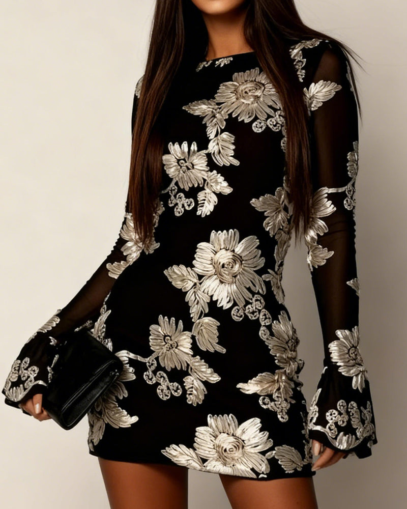 Moderne Hæklet Lige Kjole