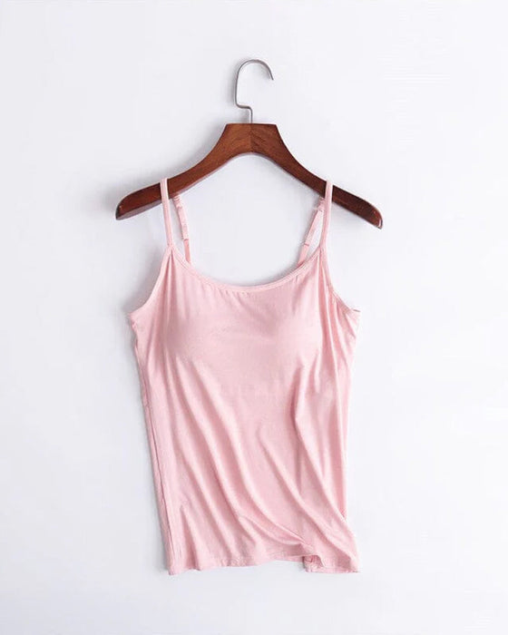 Tanktop med indbygget BH