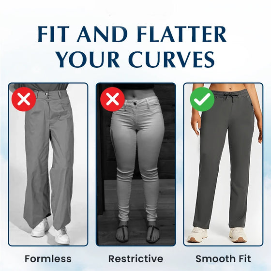 StretchActive - Damebukser Ultra Stræk IsSilke Komfort Casual