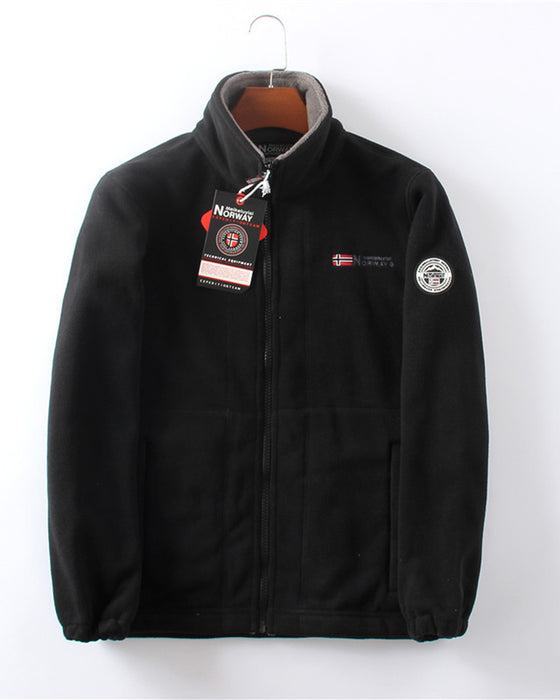 Jakke Herre Dobbel-Lag Fleece & 50% RABAT