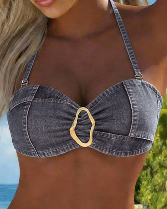 Bikini Seler Metalspænde To-Delt
