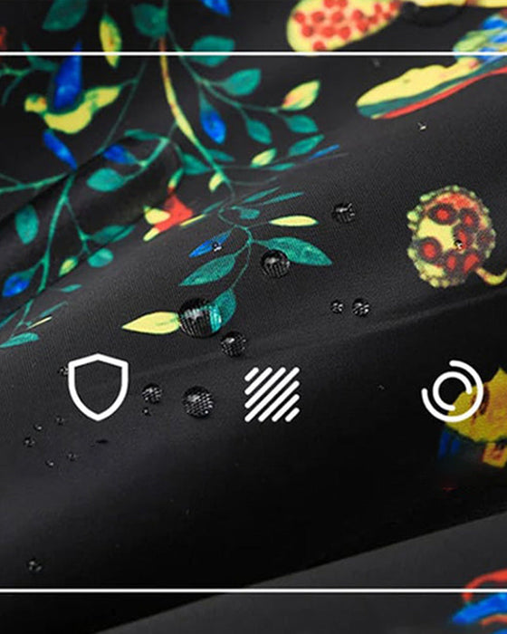 Skuldertaske i etnisk stil med træksnor