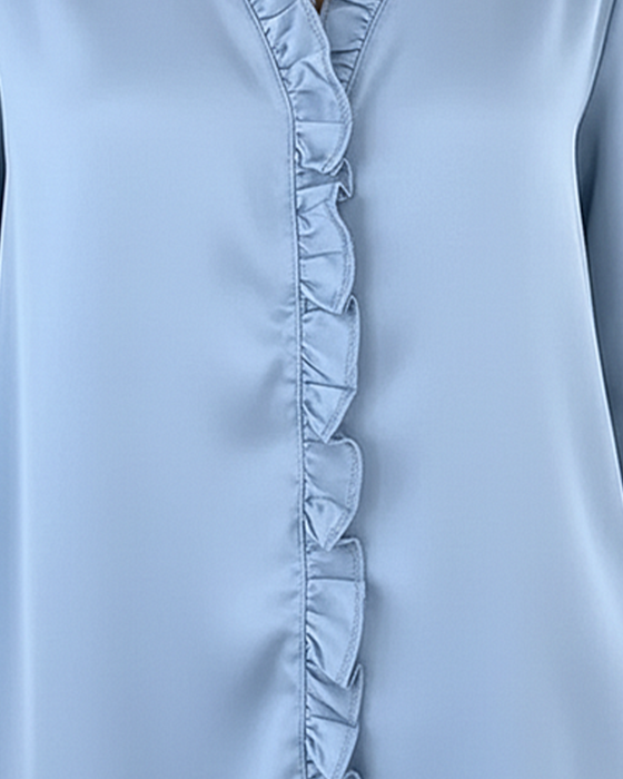 Bluse V-hals Model Design Rynke