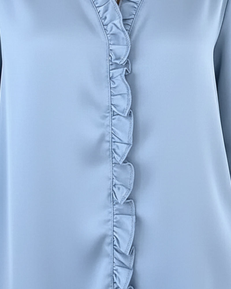 Bluse V-hals Model Design Rynke